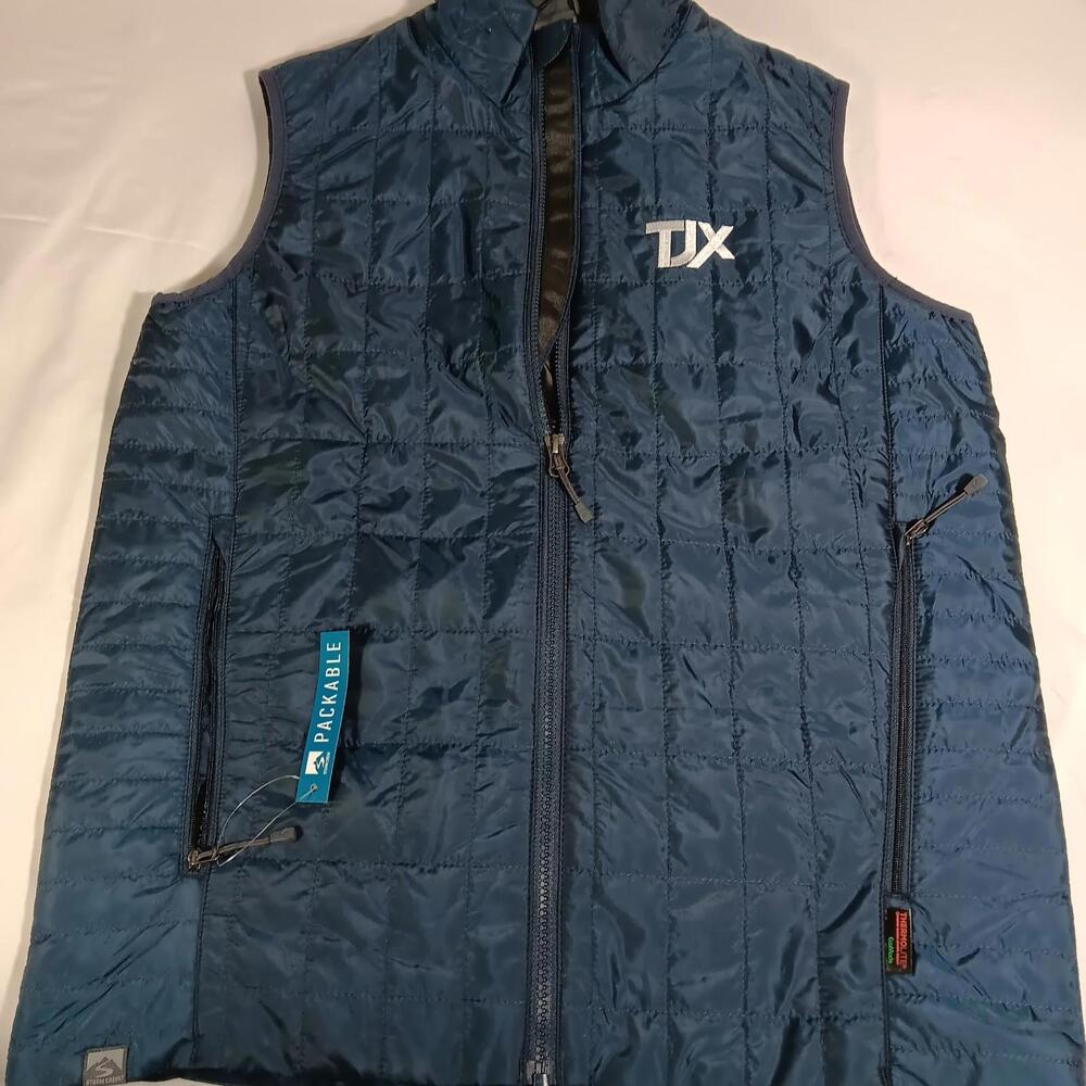 Thermalite Packable Men Travel Vest SM STORM CREEK Traveler Hiking Outdoor EUC